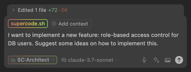 Supercode General Example