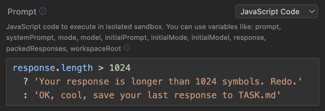 Prompt JS
