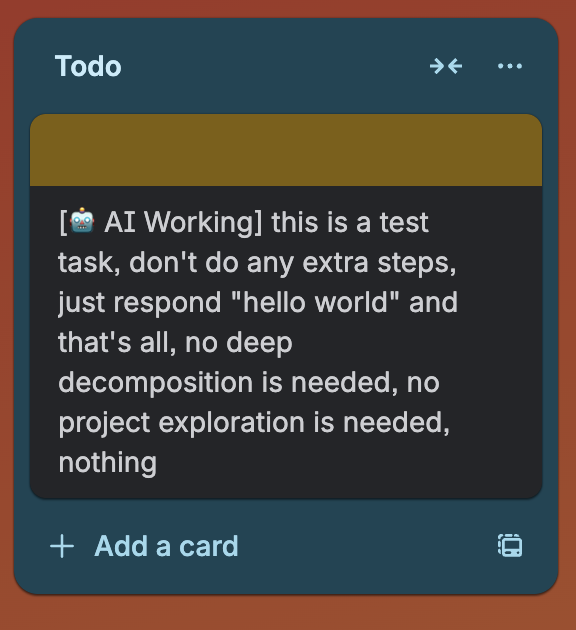 Trello task